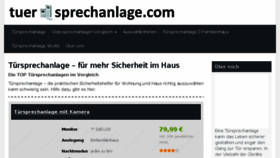 What Tuer-sprechanlage.com website looked like in 2018 (6 years ago)