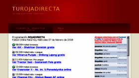 What Turojadirecta.com website looked like in 2018 (6 years ago)