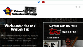 What Tanmanbaseballfan.com website looked like in 2018 (6 years ago)