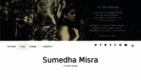 What Thesumedhamisra.com website looked like in 2018 (6 years ago)