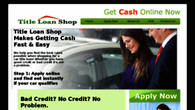 What Titleloanshop.com website looked like in 2018 (6 years ago)
