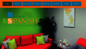 What Theartofspanish.com website looked like in 2018 (6 years ago)
