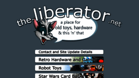 What The-liberator.net website looked like in 2018 (6 years ago)