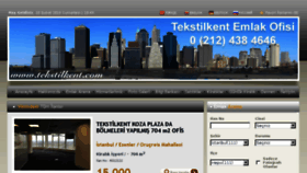 What Tekstilkent.com website looked like in 2018 (6 years ago)