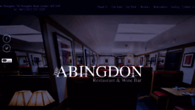What Theabingdon.co.uk website looked like in 2018 (6 years ago)