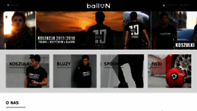 What Theballon.com website looked like in 2018 (6 years ago)
