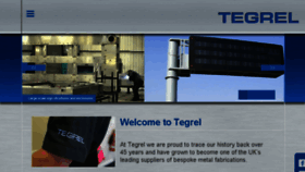 What Tegrel.co.uk website looked like in 2018 (6 years ago)