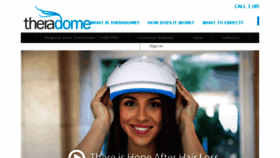 What Theradome.com website looked like in 2018 (6 years ago)
