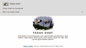 What Texasgoat.com website looked like in 2018 (6 years ago)