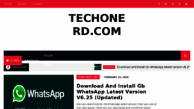 What Techonerd.com website looked like in 2018 (6 years ago)