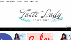 What Tastelady.net website looked like in 2018 (6 years ago)