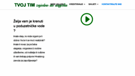 What Tvojtim.com website looked like in 2018 (6 years ago)