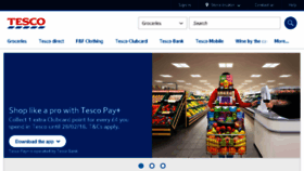 What Tesco.com website looked like in 2018 (6 years ago)