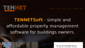 What Tennetsoft.com website looked like in 2018 (6 years ago)