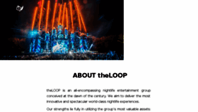 What Theloop-production.com website looked like in 2018 (6 years ago)
