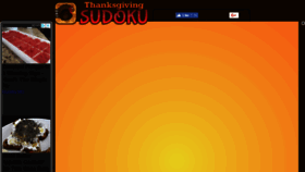 What Thanksgivingsudoku.com website looked like in 2018 (6 years ago)