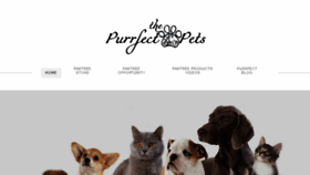 What Thepurrfectpets.com website looked like in 2018 (6 years ago)