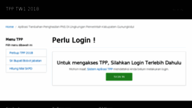 What Tpp.gunungkidulkab.go.id website looked like in 2018 (6 years ago)