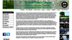 What Thegreenproductscompany.com website looked like in 2018 (6 years ago)
