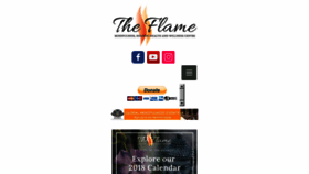 What The-flame.co.uk website looked like in 2018 (6 years ago)