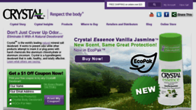 What Thecrystal.com website looked like in 2018 (6 years ago)