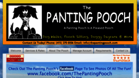 What Thepantingpooch.com website looked like in 2018 (6 years ago)