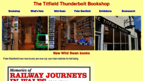 What Titfield.co.uk website looked like in 2018 (6 years ago)