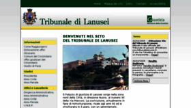 What Tribunalelanusei.it website looked like in 2018 (6 years ago)