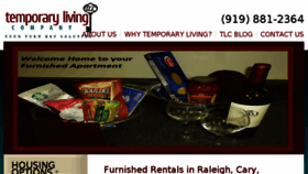 What Temporarylivingcompany.com website looked like in 2018 (6 years ago)