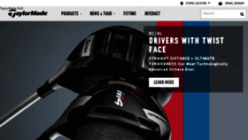 What Taylormadegolf.co.uk website looked like in 2018 (6 years ago)