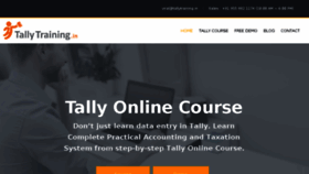 What Tallytraining.in website looked like in 2018 (6 years ago)