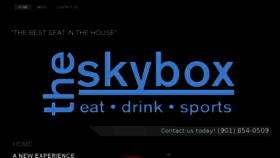 What Theskyboxgrilltn.com website looked like in 2018 (6 years ago)