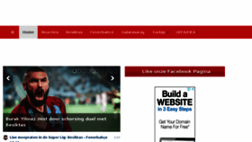 What Turksvoetbal.net website looked like in 2018 (6 years ago)