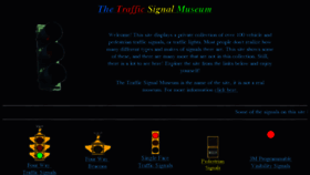 What Trafficsignalmuseum.com website looked like in 2018 (6 years ago)