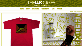 What Theluxcrew.com website looked like in 2018 (6 years ago)