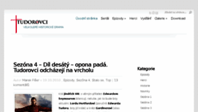 What Tudorovci.cz website looked like in 2018 (6 years ago)