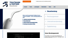 What Trautmann-partner.info website looked like in 2018 (6 years ago)