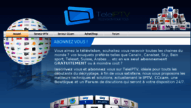 What Teleiptv.com website looked like in 2018 (6 years ago)