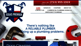 What Texaspremierplumbing.com website looked like in 2018 (6 years ago)