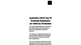 What Topgraduateemployers.com website looked like in 2018 (6 years ago)