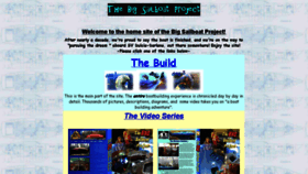 What Thebigsailboatproject.com website looked like in 2018 (6 years ago)