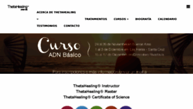 What Thetahealingargentina.com website looked like in 2018 (6 years ago)