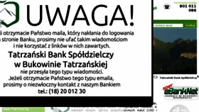 What Tatrzanskibs.pl website looked like in 2018 (6 years ago)
