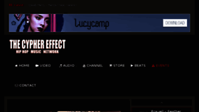 What Thecyphereffect.com website looked like in 2018 (6 years ago)