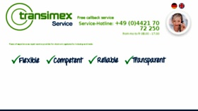 What Transimex.de website looked like in 2018 (6 years ago)