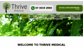 What Thrivemedical.com.au website looked like in 2018 (6 years ago)
