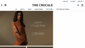 What Thecrocale.com website looked like in 2018 (6 years ago)