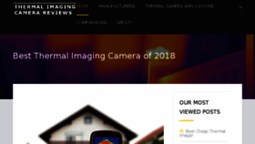 What Thermalimagingcamerareviews.com website looked like in 2018 (6 years ago)