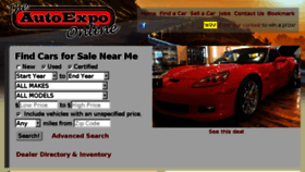 What Theautoexpo.com website looked like in 2018 (6 years ago)