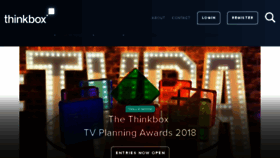 What Thinkbox.tv website looked like in 2018 (6 years ago)